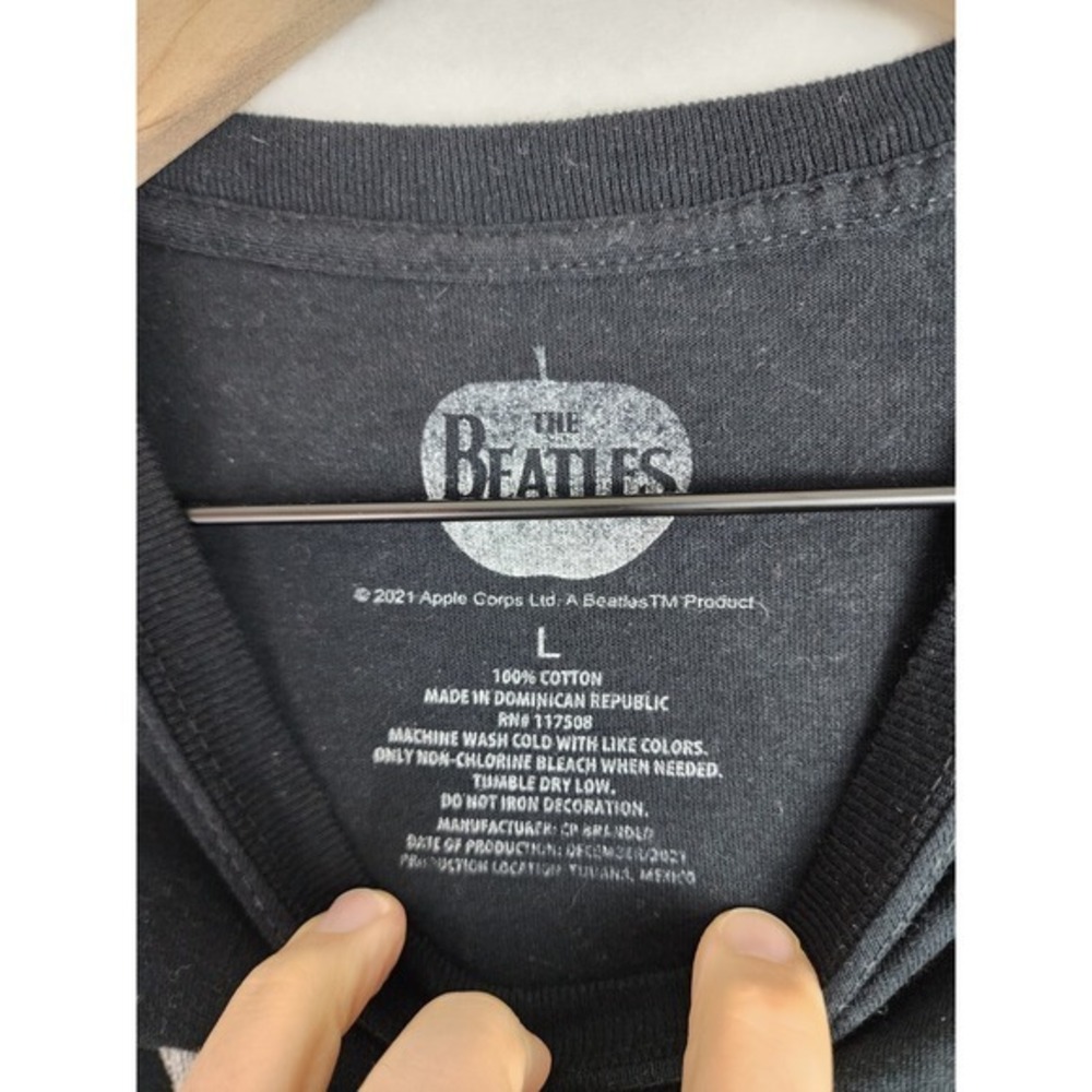 Beetles Shirt Large Mens Sgt Peppers Black - Picture 3 of 12